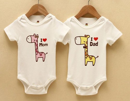 Stencil Painted Onesie Baby outfit